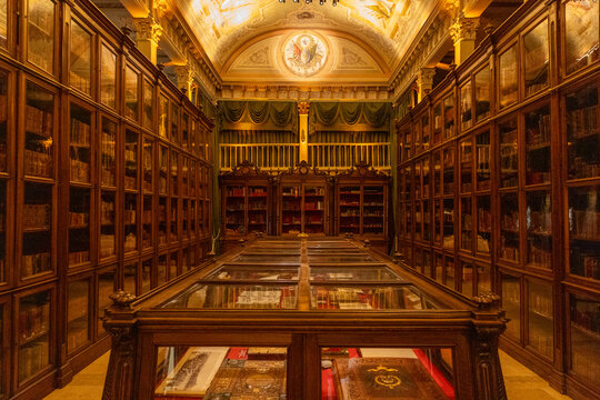 An inside view of the newly restored Yıldız Palace on a sunny day. Yildiz Palace. 9 August 2024. Istanbul, Turkey