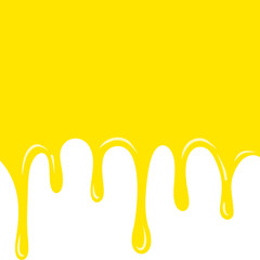 Honey syrup melted. Melting sauce dripping. Dessert drip