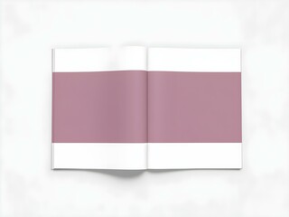 Book cover mock-up with a blank front page, ideal for authors or publishing designs