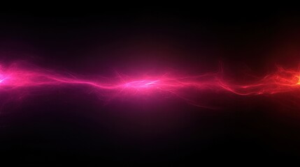 Fototapeta premium Soft, flowing waves of color transition seamlessly across a dark backdrop, evoking a sense of tranquility and wonder. The rich purples and deep reds create a captivating visual experience.