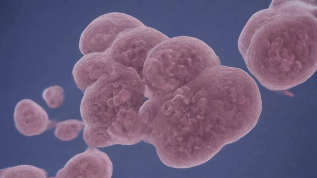 Streptococcus pneumoniae : picture a pair or chain of these Gram-positive bacteria. Generative AI.