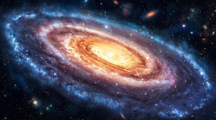 Fototapeta premium Universe nebula, Milky Way