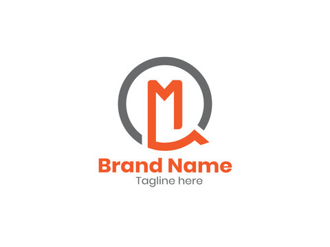 Letter QM monogram logo design MQ vector logo designs, QM logo, MQ letter