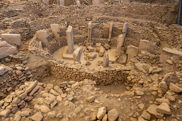 Göbeklitepe ancient site, probably the first cult site in human history, Şanlıurfa Türkiye