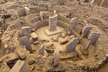 Göbeklitepe ancient site, probably the first cult site in human history, Şanlıurfa Türkiye