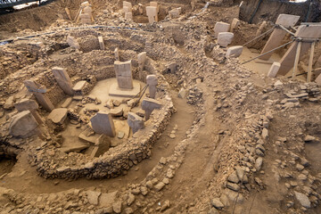 Göbeklitepe ancient site, probably the first cult site in human history, Şanlıurfa Türkiye