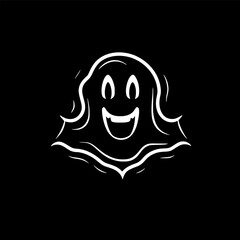 Ghost - High Quality Vector Logo - Vector illustration ideal for T-shirt graphic