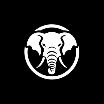 recommend clip art: Elephant | Minimalist and Simple Silhouette - Vector illustration