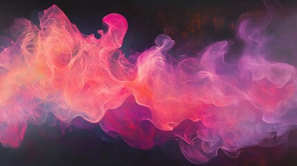Fototapeta premium A vibrant swirl of colors resembling smoke or abstract art.