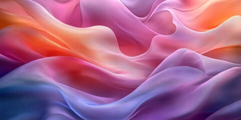 Obraz premium Soft Abstract Fluid Shapes in Pastel Green and Blue Hues