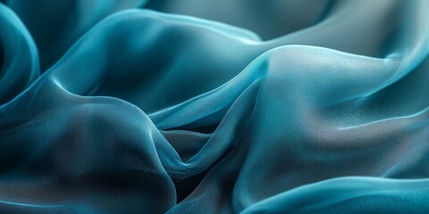 Obraz premium Soft pastel abstract waves of flowing fabric in motion