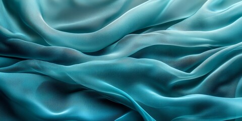 Obraz premium Soft pastel abstract waves of flowing fabric in motion