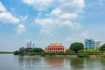 Nha Rong Wharf, a historical site located at the confluence of the Saigon River and Ben Nghe Canal,...