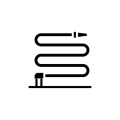 Hose icon logo sign set vector outline