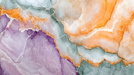 Fototapeta premium Mesmerizing Pastel Marble Texture Pattern in Vibrant High Contrast Colors