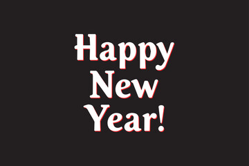 Obraz premium Happy New Year Design 