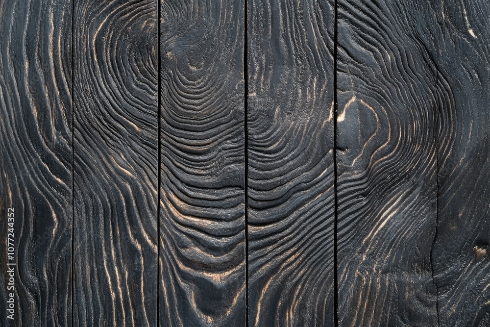 Poster close-up view of a wooden surface with natural grain and texture
