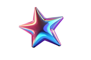 Obraz premium Colorful geometric round star shape design showcasing vibrant hues and reflections