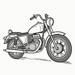 Obraz premium illustration of a motorcycle