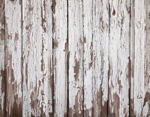 Obraz premium rustic wood fence with old peeling blue paint splintering wood distressed cracking painted texture background