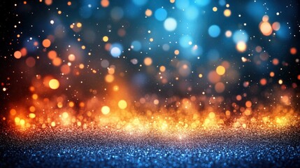 Obraz premium Captivating Bokeh Background with Vibrant Colorful Lights
