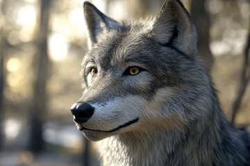 Naklejka premium WOLF