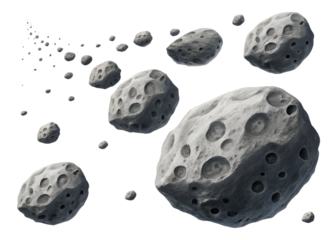 white stones on black background