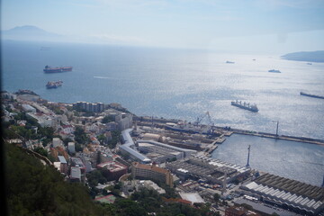 Gibraltar views on a  sunny day.