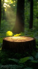 Sunlight Through Forest Canopy