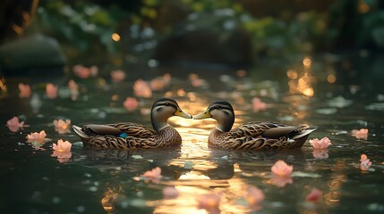 Ducks in Love