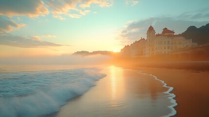 Sunrise over the Coastline