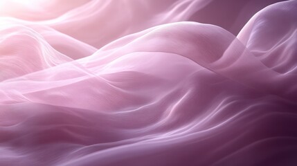 Obraz premium Abstract background with soft, flowing pink fabric.