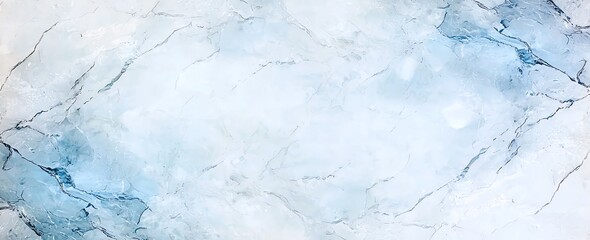 Fototapeta premium Abstract blue and white watercolor texture with marble veins, perfect for backgrounds and artistic projects.