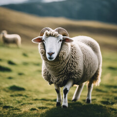 Fototapeta premium Sheep Closeup