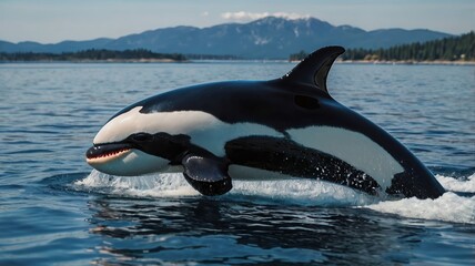 Fototapeta premium Killer whale in the natural environment