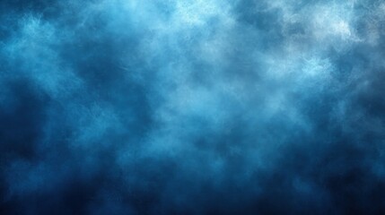 Abstract blue smoke background with a dark blue gradient.
