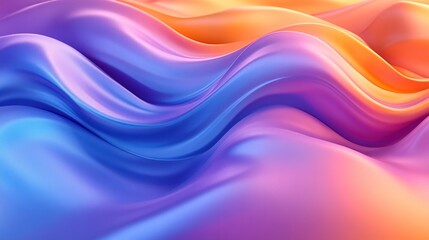 Fototapeta premium Abstract colorful wavy background. (2)