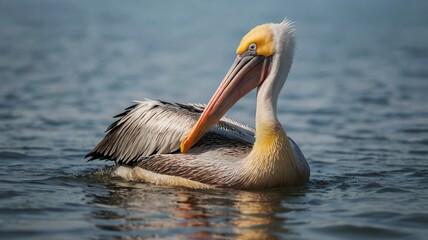 Pelican in its natural habitat