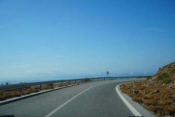 Fototapeta premium road to the sea