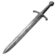 Majestic Medieval Broadsword: A Symbol of Valor and Might