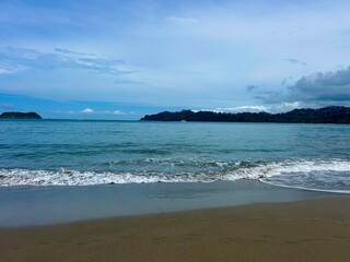 Costa Rica ocean at national park