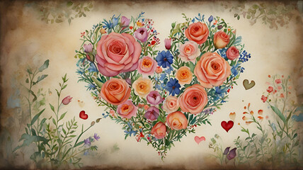 background with flowers