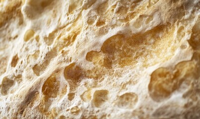 Close-up of freshly baked bread crust