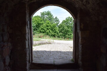 stone arch in a ruin