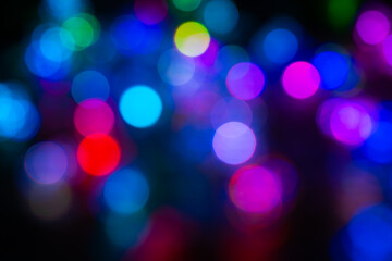 colorful bokeh blurred background