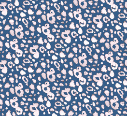 Seamless leopard pattern, animal print.