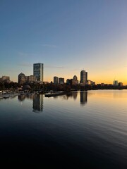 Obraz premium Boston city skyline