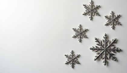 Christmas background with snowflakes