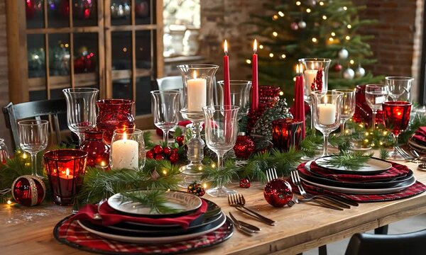 Christmas Table Setting