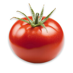 Fresh red tomato isolated transparent background vegetable food nutrition healthy eating